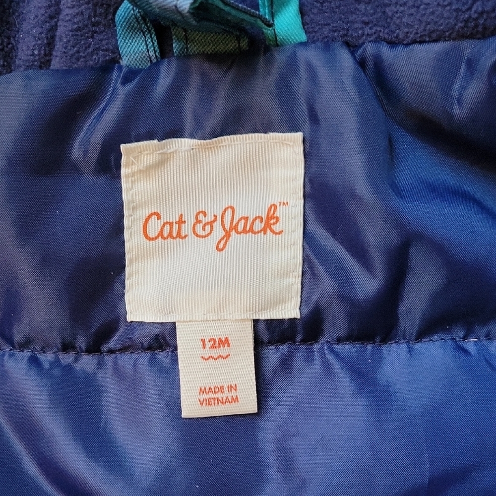 Cat & Jack Plaid Multi-layer Jacket - Picture 3 of 9